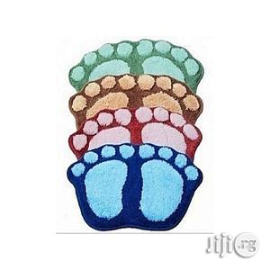 4 Sets of Fluffy Bath Foot Mat - Multicolour