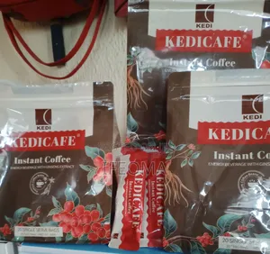 Kedicafe ( Instant Coffee); Energy Beverage With Ginseng Extract.