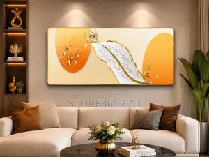 Crystal Wall Acrylic Painting/Stoned Art Frame