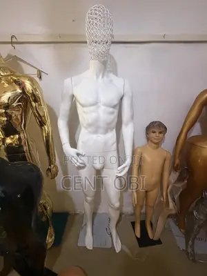 Male White Chrome Mannequin