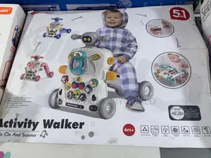 5 in 1 Activity Walker With Toys / Tricycle Like
