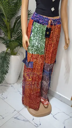 Adire Mix Cargo Pant