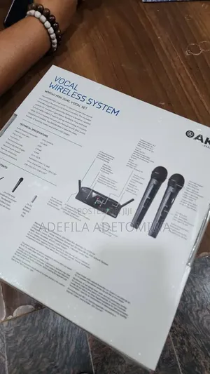 Open Box Akg Dual Mini Wireless Microphones Wms40