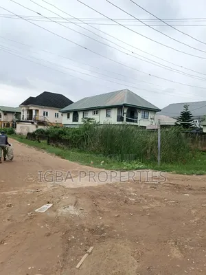 Half Plot in a Good Area at Owode Before Owode Bus Stop