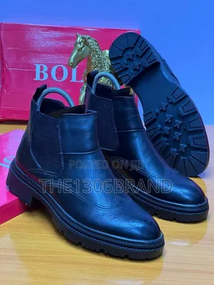 Men's Premium Leather Chelsea Boots – Classic Slip-on Ankle Boots