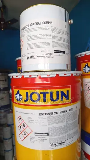 Jotun Jotatemp 210 Top Coat Alluminium White Black Marine Paint