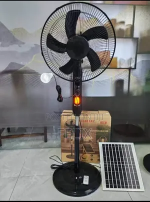 16 Inches Solar Rechargeable Standing Fan