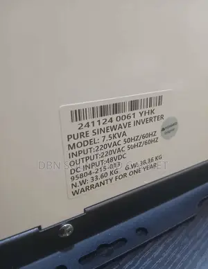 7.5kva 48v Yohako Non Hybrid Inverter Available in Stock With Warranty