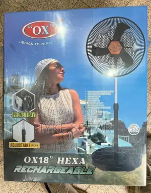 Ox 18”” Hexa Rechargeable Fan