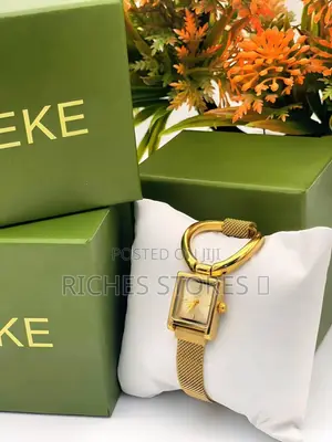 High Quality IEKE Golden Elegance Mesh Bracelet Watch
