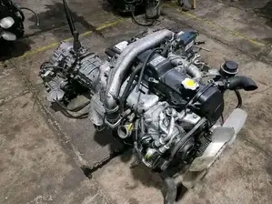 Toyota 1kz-Te 3.0L Turbo Diesel Complete Engine 5-Speed Manual Gearbox