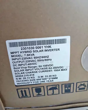 7.5kva 48v Yohako Hybrid Inverter Available in Stock With Warranty