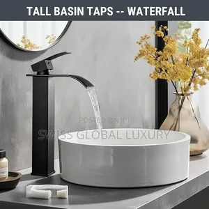 High Grade Half-Cut Waterfall Basin Mixer Tap