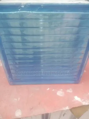 Glass Block Colour Blue