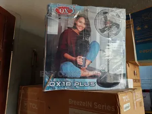 Ox Non Rechargeable 18" Standard Fan, Rust Free Guard Net.