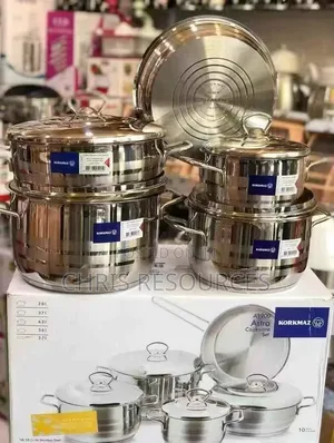 5 Pieces Stainless Steel Pots