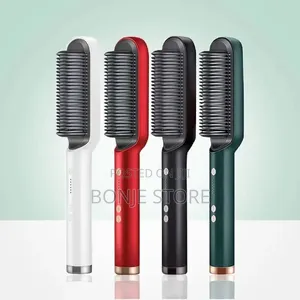 Electronic Hot Straightener Comb Hot Brush Hair Straightener
