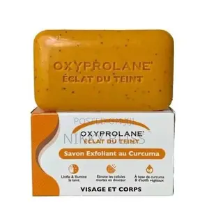 Oxyprolane Éclat Du Teint Savon Exfoliant Au Curcuma 220g