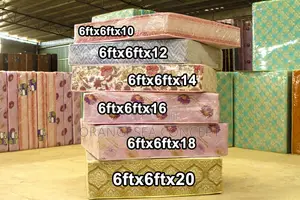 6by6by10 Semi Orthopaedic Mattress Payment on Delivery