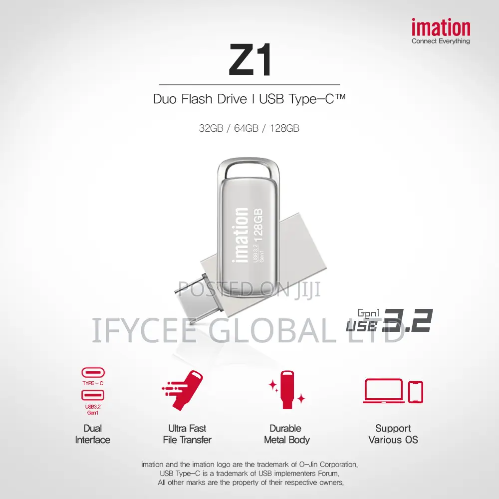 128gb Imation USB 3.2 OTG Flash