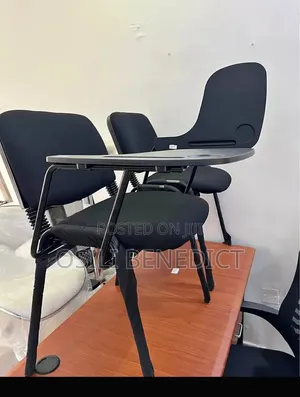 Office Training Chair With Writing Pad