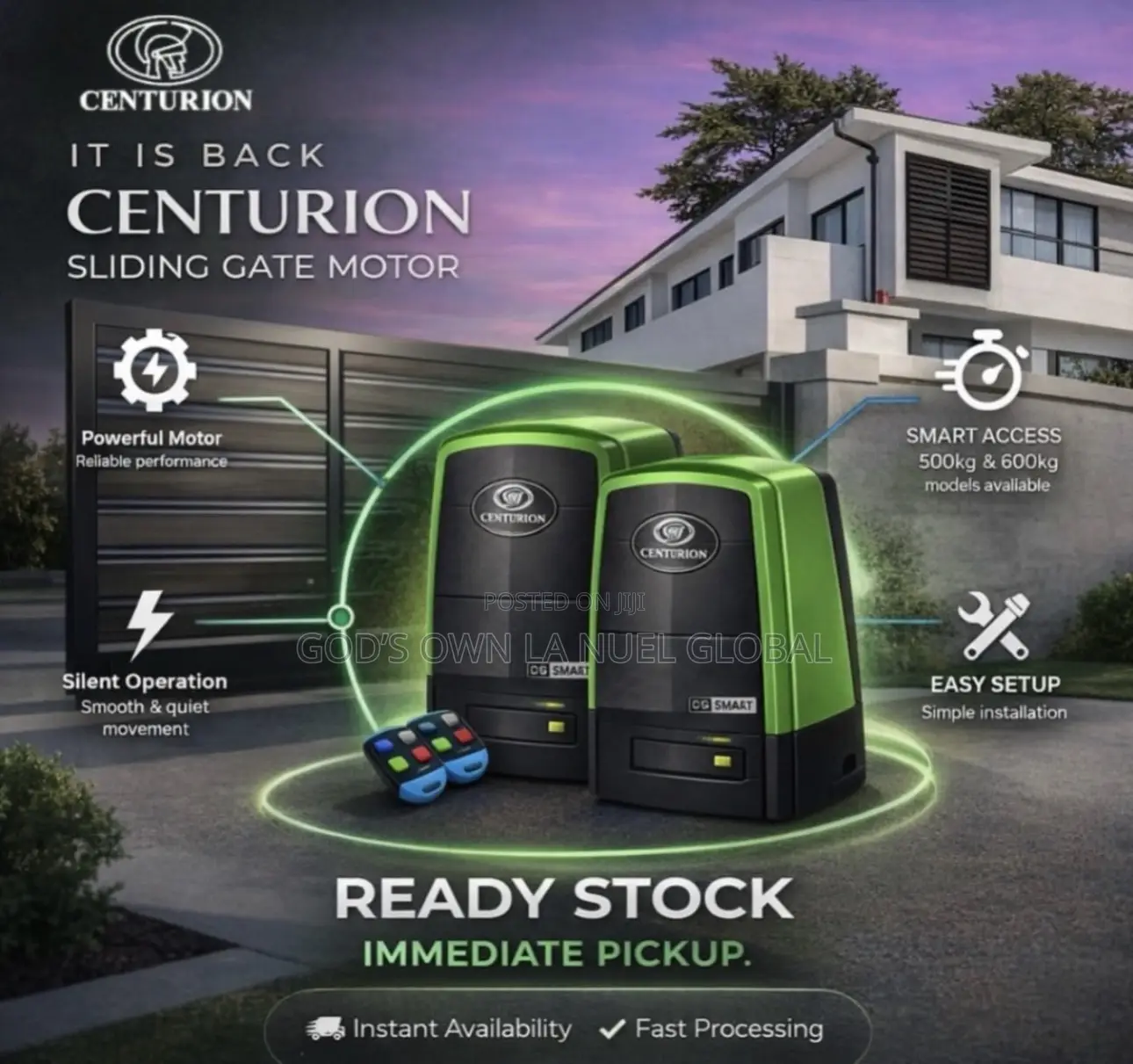 Centurion Machine Automatic Gate