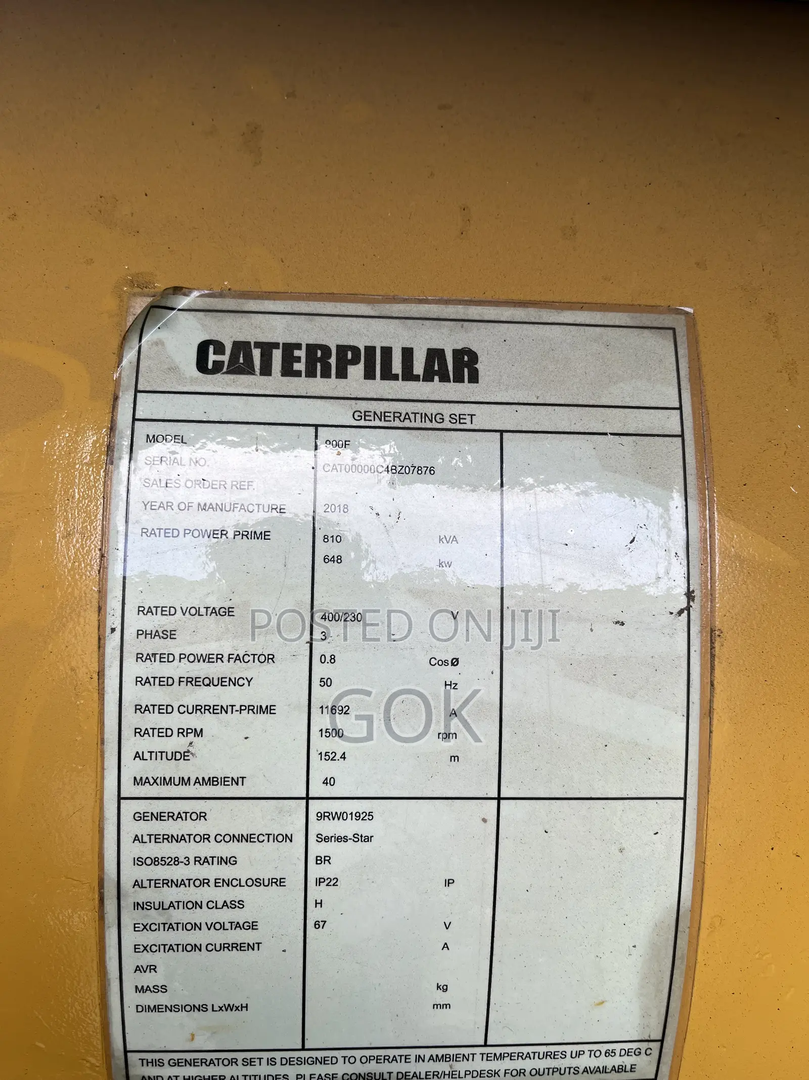 810kva Rental