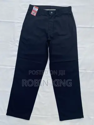 Lee Performance Khakis Black Chinos Trousers W32 L41