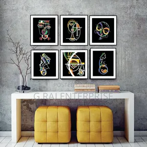 6sets Custom Limited Edition Art for New Sitting Room PAY ON DELIVERY