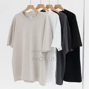 Premium Plain Oversized Unisex Cotton T-Shirt – Soft Casual Tee