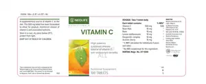 Vitamin C Sustained Release 500mg - 100 Tablets Immune Support