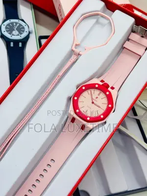*Audemars Piguet X Swatch Wristwatch and Pocket Watc Rubber Wristwatch