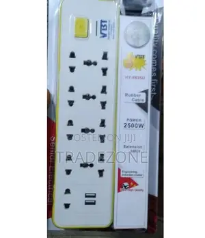 5-Way Multi Extension Socket With USB HY-8835U5