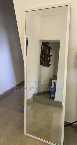 Full Length Standing Mirror — White Frame