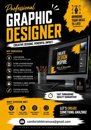 Professional Graphic Design Services – Logos, Flyers, Social Media