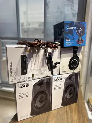 BX5D3, M50x Headphone, AT2020 Mic,UMC202HD Soundcard ConnectionCables