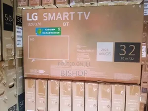 32inch LG Smart TV Ultra Frameless and Hisense Also Available
