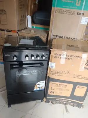 Bruhm Bgc5531sb Gas Cooker With Gas Oven
