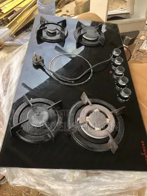 4 Burner With 1 Electric Gas Cooker