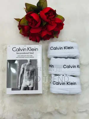 3in1 Original Calvin Klein White Cotton Brief