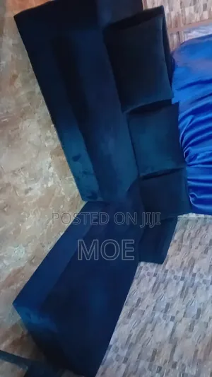 Modern L-Shaped Velvet Sofa