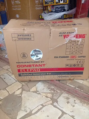 Elepaq Constant Generator 4.5kva Model SV680E2