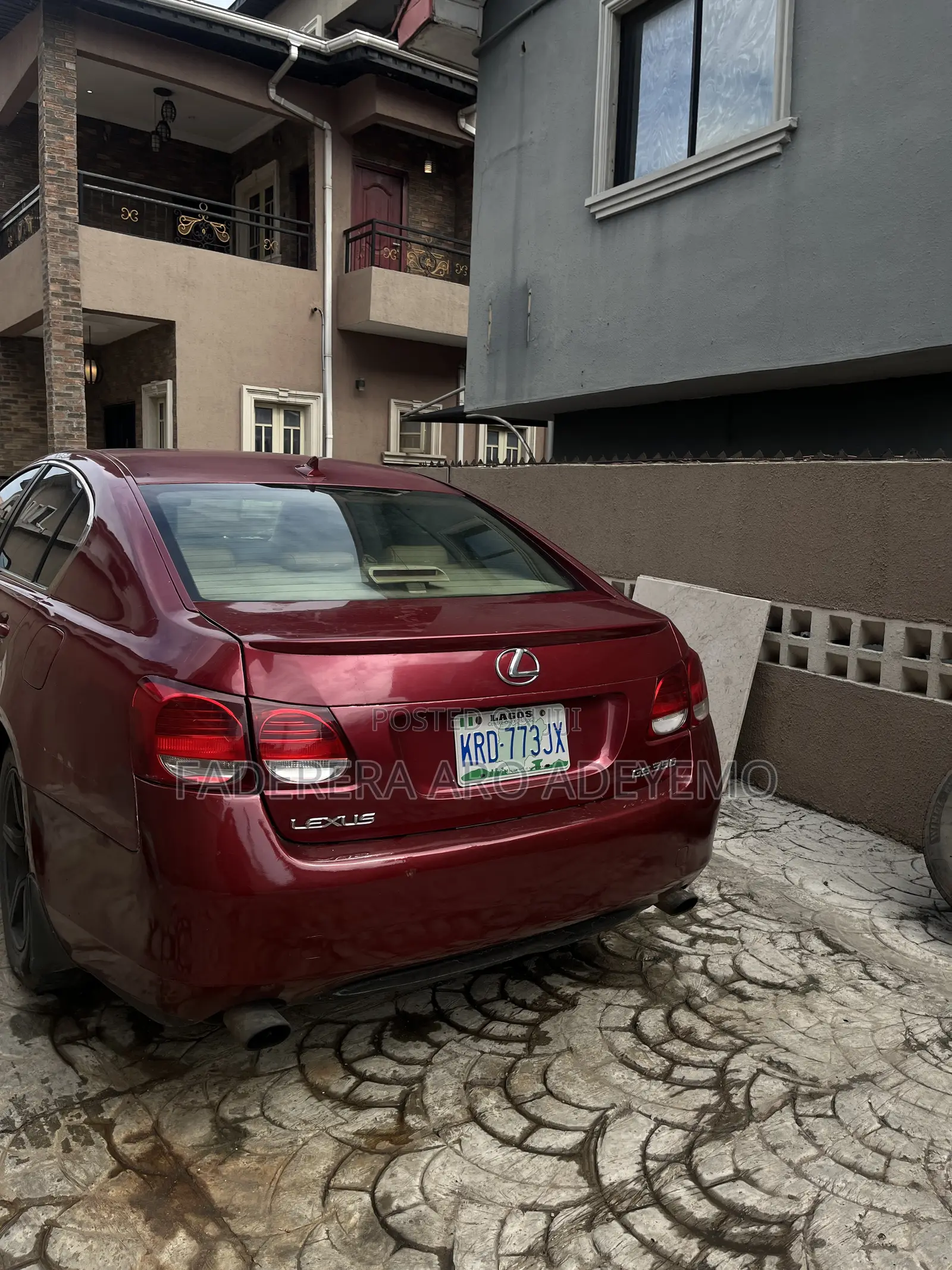 Lexus GS 350 2007 Red