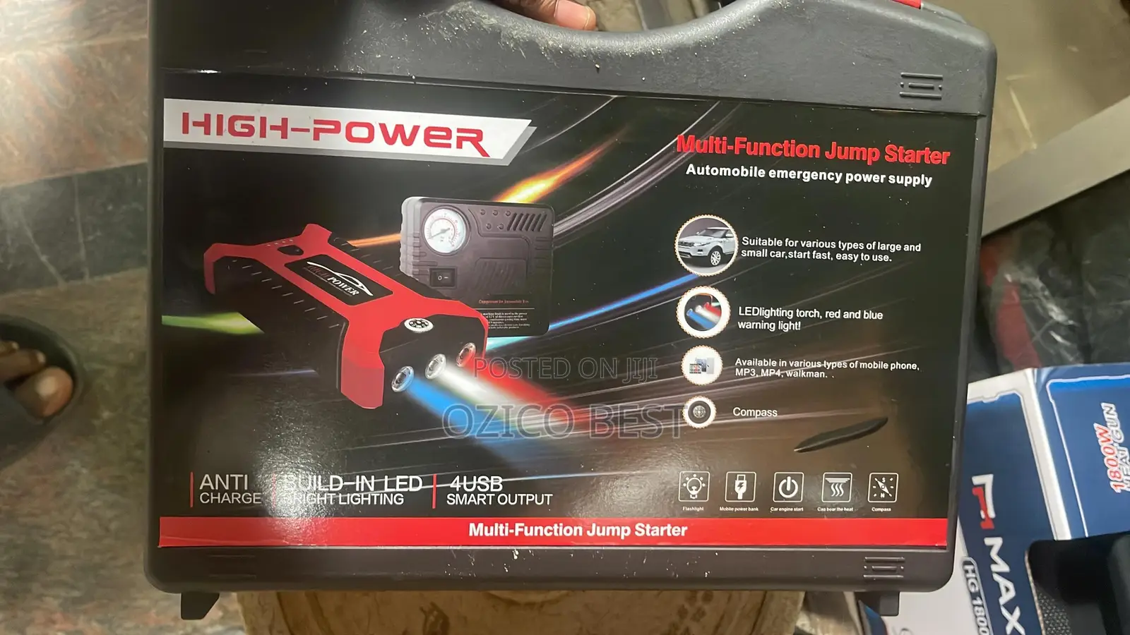 High-Power Multi-Function Jump Starter