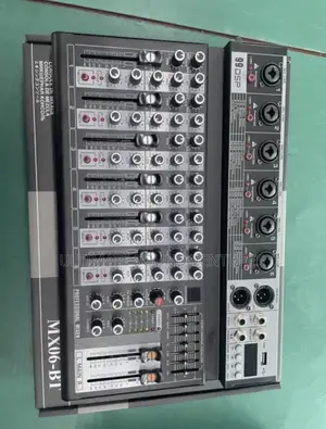 6 Channel Mixer With Bluetooth and Amplifier