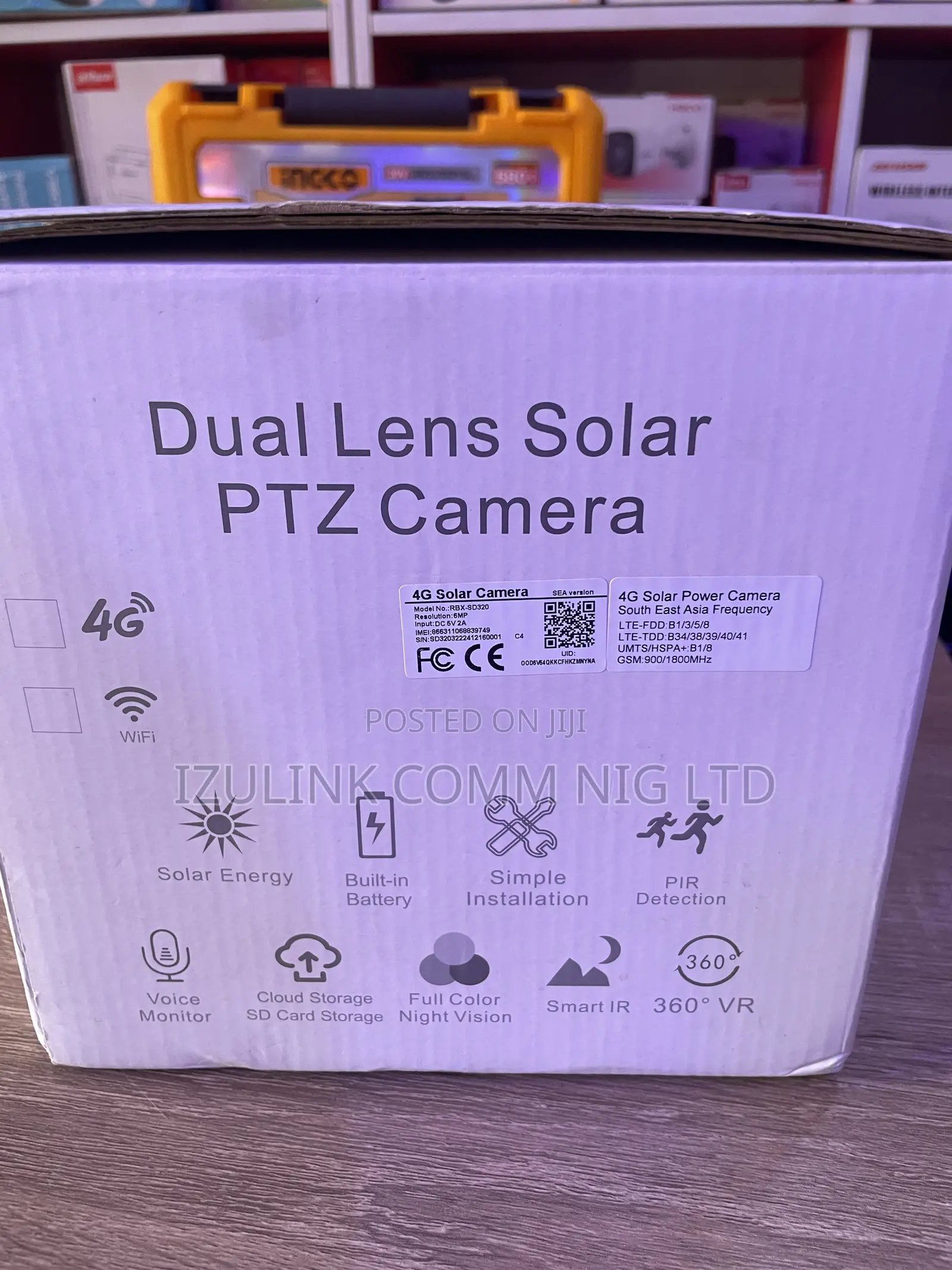 Solar Ubox CCTV Camera