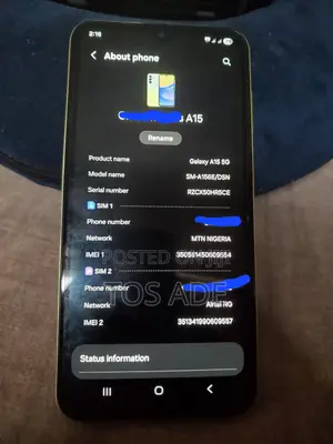 Samsung Galaxy A15 5G 128 GB Yellow