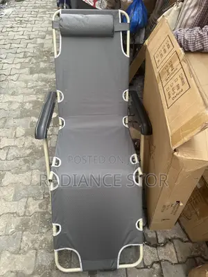 Adjustable Backrest Foldable Reclining Metal Chair