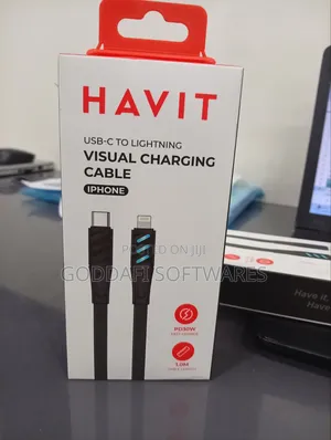 Havit USB-C to Lightning PD30W Visual Charging Cable