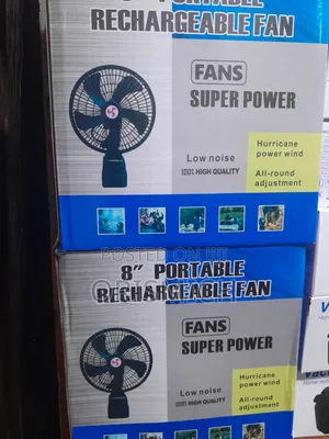 8 Portable Rechargeable Fan